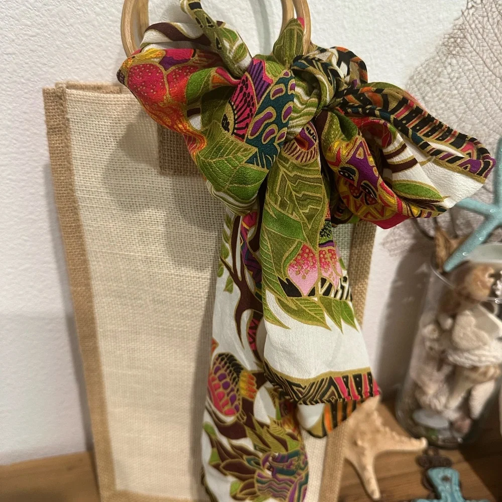 Colorful 48x10” Animal Print Scarf - Picture 13 of 16